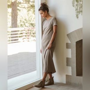 Jenni Kayne Everyday T Shirt Dress, Taupe, XS